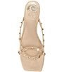Antonio Melani x. M.G. Style Ridley Textured Leather Studded Dress Sandals, Color:Linen - Image 5