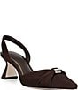 Antonio Melani Zane Satin Slingback Ornamented Pumps - Image 1