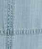 APNY Chambray Tiered Midi A-Line Skirt - Image 4