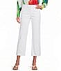APNY Flat Front Wide Leg Cropped Jeans - Image 1