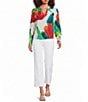 APNY Flat Front Wide Leg Cropped Jeans - Image 3