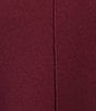 APNY Knit Shawl Collar Long Sleeve Open Front Cardigan, Color:Wine - Image 4