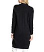 APNY Open Front Long Sleeve Cardigan, Color:Black - Image 2