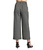APNY Stretch Ponte Checked High Rise Wide Leg Cropped Pants, Color:Multi - Image 2