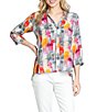 APNY Woven Printed V-Neck Long Sleeve Blouse,All Products : American Fashion Style Bags On Sale APNY Woven Printed V-Neck Long Sleeve Blouse,All Products : American Fashion Style Bags On Sale