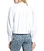 APNY Woven Spread Collar Long Sleeve Button Front Shirt - Image 2