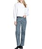 APNY Woven Spread Collar Long Sleeve Button Front Shirt - Image 4