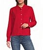 APNY Woven Spread Collar Long Sleeve Shirt - Image 1