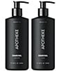 APOTHEKE Charcoal Liquid Soap and Hand & Body Lotion Set - Image 1