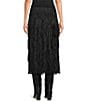 Apricot London Stretch Fringe Pull-On Midi Pencil Skirt - Image 2