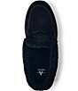 Aquatalia Amata Water Resistant Suede Shearling Lined Platform Penny Mules - Image 6