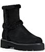 Aquatalia Ella Waterproof Suede Shearling Lined Booties - Image 1