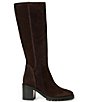 Aquatalia Jazi Tall Suede Block Heel Boots - Image 2