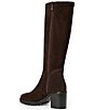 Aquatalia Jazi Tall Suede Block Heel Boots - Image 4