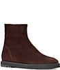 Aquatalia Louisa Flat Suede Ankle Booties - Image 1