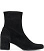 Aquatalia Luana Suede Block Heel Zip Up Ankle Booties - Image 2