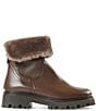 Aquatalia Mimi Leather Shearling Lined Ankle Booties - Image 2