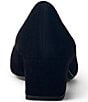 Aquatalia Pasha Water Resistant Suede Block Heel Pumps - Image 3