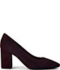 Aquatalia Peony Suede Block Heel Pumps - Image 2