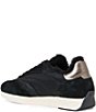 Aquatalia Rider Nylon Suede Shearling Lined Sneakers - Image 4