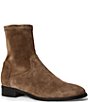 Aquatalia Sabrena Suede Zip Up Booties - Image 1
