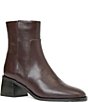 Aquatalia Tulli Waterproof Leather Block Heel Booties - Image 1