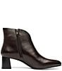 ara Acanthus Leather Faux Fur Lined Block Heel Ankle Booties - Image 2