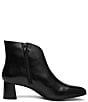 ara Acanthus Leather Faux Fur Lined Block Heel Ankle Booties - Image 2