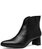ara Acanthus Leather Faux Fur Lined Block Heel Ankle Booties - Image 5