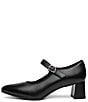 ara Adelaide Leather Block Heel Mary Jane Pumps - Image 4