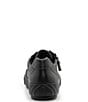 Color:Black - Image 2 - Allesandra Waterproof Leather Zip Sneakers