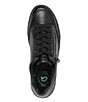 Color:Black - Image 4 - Allesandra Waterproof Leather Zip Sneakers