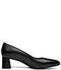 ara Amber Leather Block Heel Pumps - Image 2