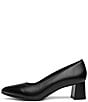 ara Amber Leather Block Heel Pumps - Image 4