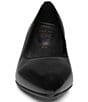 ara Amber Leather Block Heel Pumps - Image 6