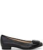 ara Bambi Leather Ornament Bow Ballet Flats - Image 2