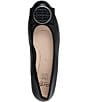 ara Bambi Leather Ornament Bow Ballet Flats - Image 6