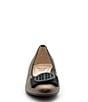 Color:Tiaga Metallic Leather - Image 4 - Bambi Leather Ornament Bow Ballet Flats