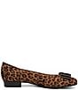 ara Bijou Leopard Print Suede Embellished Bow Pumps - Image 2