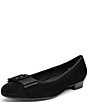 ara Bijou Suede Embellished Bow Pumps - Image 5