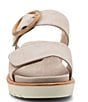 ara Bridgeport Suede Wedge Platform Sandals, Color:BEIGE - Image 6