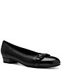 ara Broadway Leather Decorative Buckle Cap Toe Pumps - Image 1