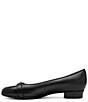 ara Broadway Leather Decorative Buckle Cap Toe Pumps - Image 4