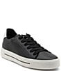 Color:Black - Image 1 - Camden Leather Cupsole Sneakers
