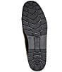 Color:Taiga Metallic - Image 5 - Dewitt Metallic Leather Platform Wedge Loafers