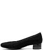 ara Gabrielle Pin Dot Suede Block Heel Pumps - Image 4