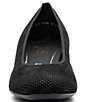 ara Gabrielle Pin Dot Suede Block Heel Pumps - Image 6