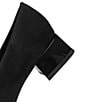 ara Gale Suede Leopard Print Patent Buckle Ornament Block Heel Pumps - Image 6