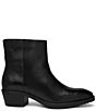 ara Jacinth Leather Faux Fur Lined Block Heel Ankle Boots - Image 2