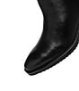 ara Jacinth Leather Faux Fur Lined Block Heel Ankle Boots - Image 5